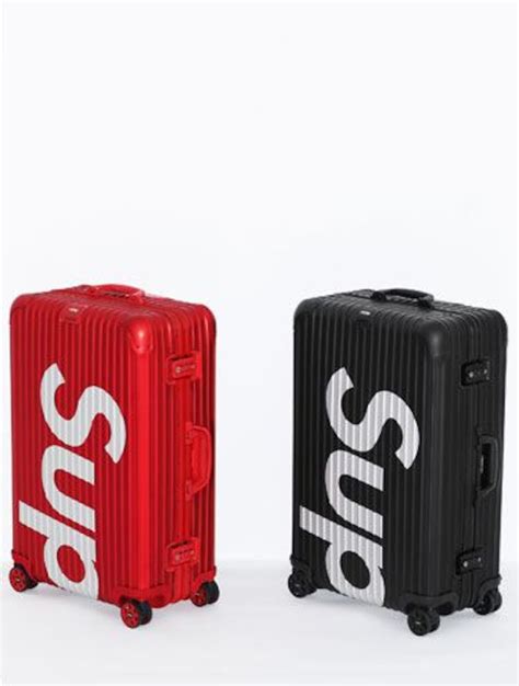 supreme rimowa roller luggage.